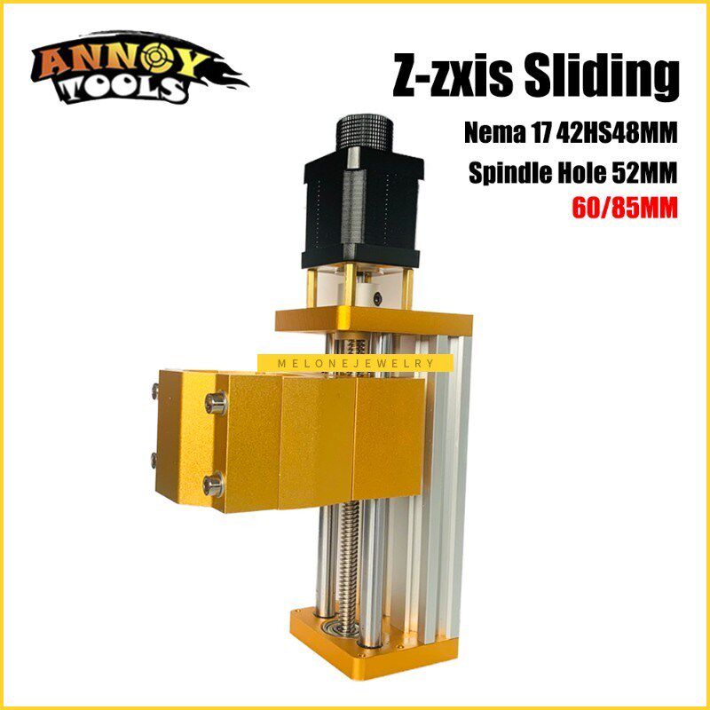 CNC 3018plus Zaxis module support 300W/500W Spindle 52mm Alu