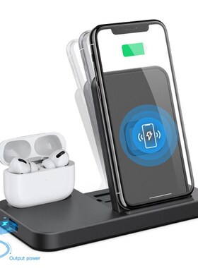 15W Wireless Charger 2 In 1 Fast Charge For Iphone 12 Pro M