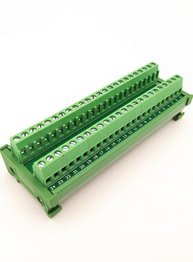 DIN Rail Mount 24A/400V 24 Position Screw ernal Block Distri