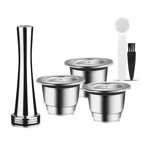 iCafilas New pgraded Reusable Coffee Capsule  Nespresso Stai