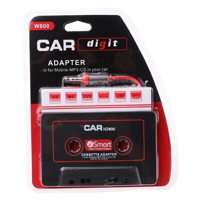 3.5mm Car AUX Audio Tape Cassette Recorder Adapter Converter