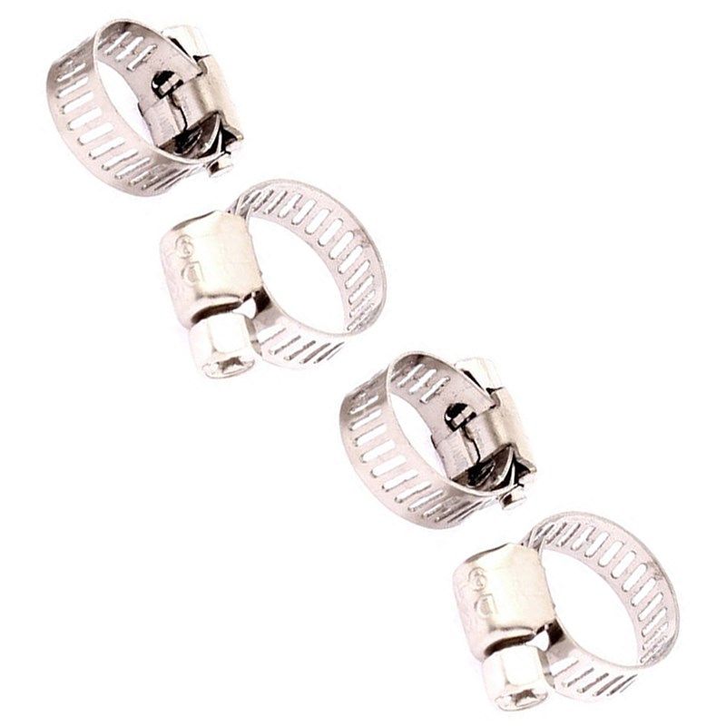 5Pcs Adjustable Hose Clamp Fuel Line Worm Clip for 9mm-16mm图片