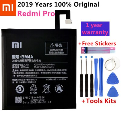 Xiao Mi Phone original Battery 4000mAh BM4A Phone Batteries