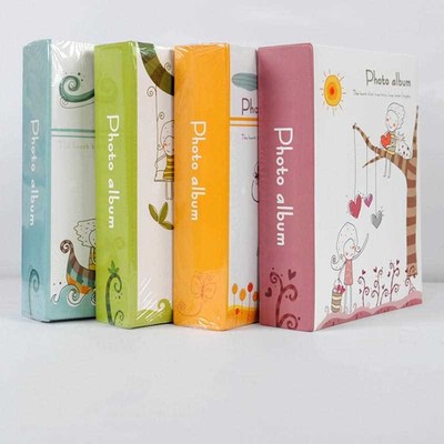 1pcs 6 Inch Child Funny Interleaf Type Photo Album Bag Can