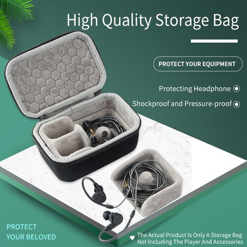 Durable Carrying Case Storage Box for QULOOS QA361 HiFi MP3