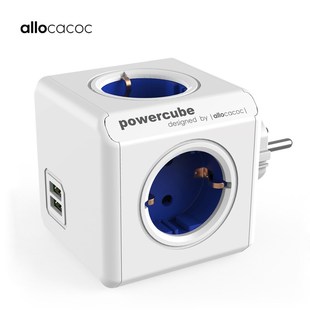 Allocacoc Power Strip EU Plug Adapter Smart Socket Powercub