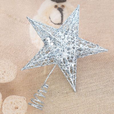 Christmas Tree Topper Glitter Star Home Decor Merry Christma