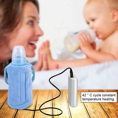 Feeding-Bottle Bottle-Warmer Heated-Cover Insulation Baby Po