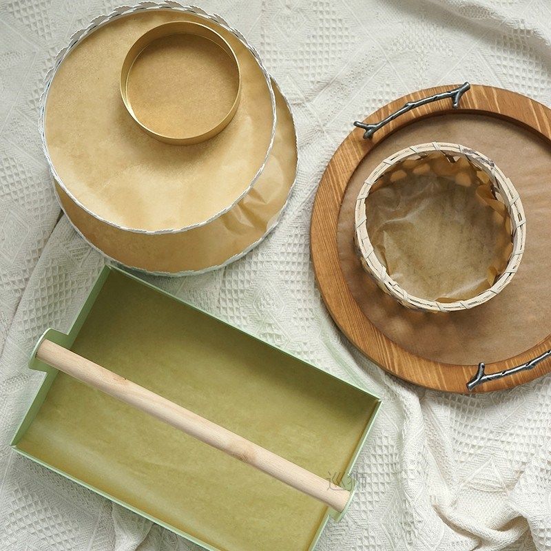 Baking greaseproof paper natural color no bleaching silicone