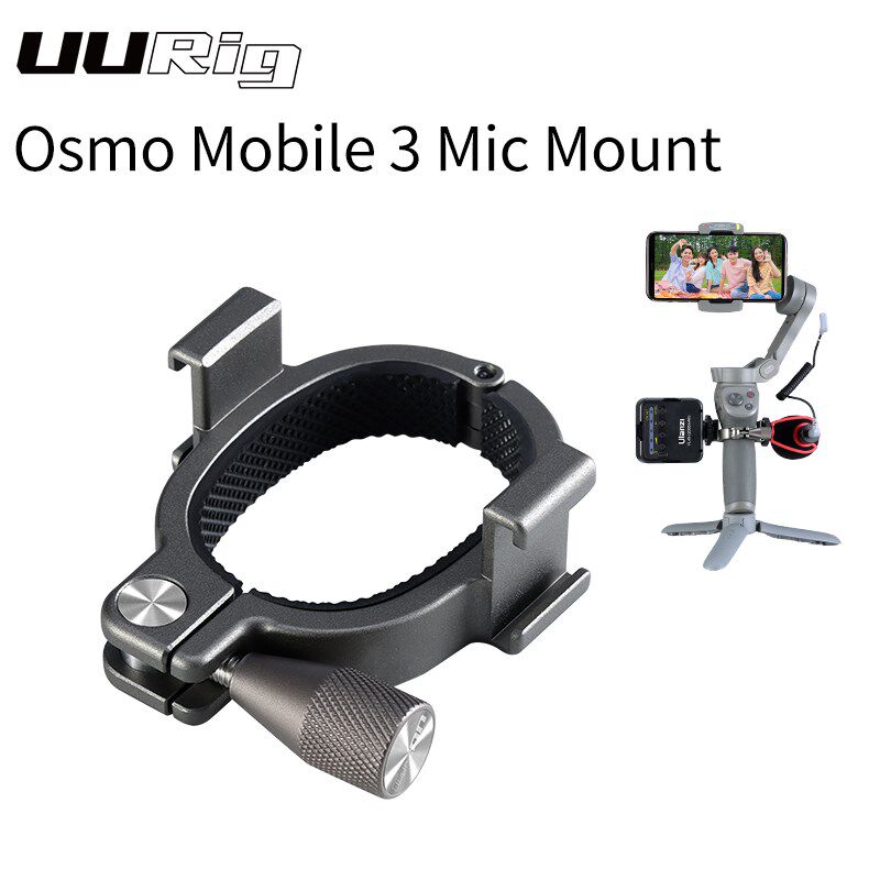 Dji Osmo Mobile 3 4 Microphone Mount LED Light  Ring Adapter