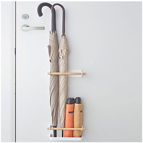 Home Storage Stand Drip Tray Iron Umbrella Holder Magnetic K