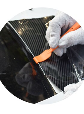 Razor Scraper Carbon Fiber Tools Vinyl Wrap Film Sticker Wra