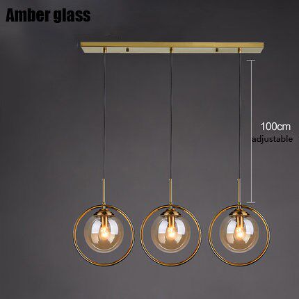 Modern Pendant Lights Simple Glass LED Pendant Ceiling Lamps
