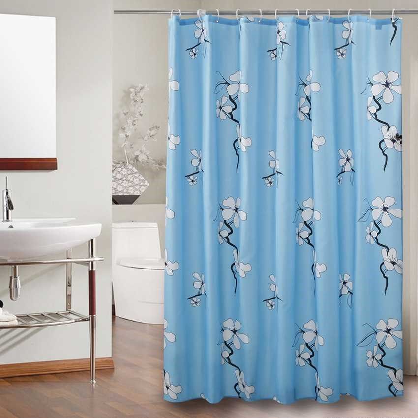 modern shower curtains geometric flowers cartoon bath curtai