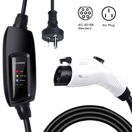J1772  EVSE  input ev plug Duosida level 2 EV Charger  Type