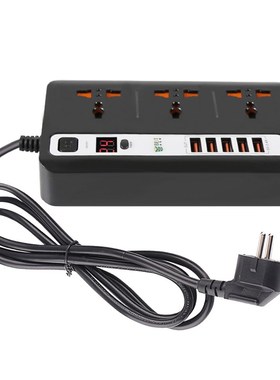Smart 24 Hours Timer ON/OFF Power Strip Socket 3AC Universa