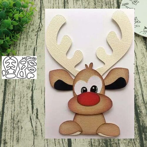 Metal cutting dies cut build up elk smile childhood collage