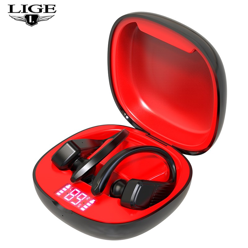 LIGE 2020 New TWS True Wireless Earphones With Bluetooth 5