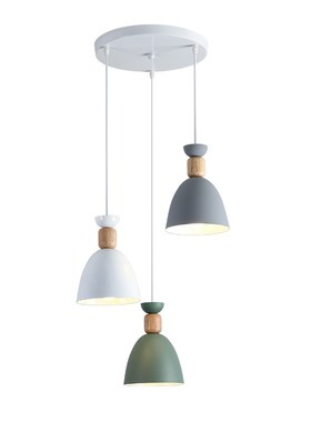 Nordic modern nimalist restaurant macaron color lamps Hotel