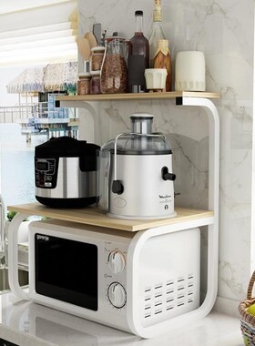 kitchen shelf microwave oven oven stand rice cooker
