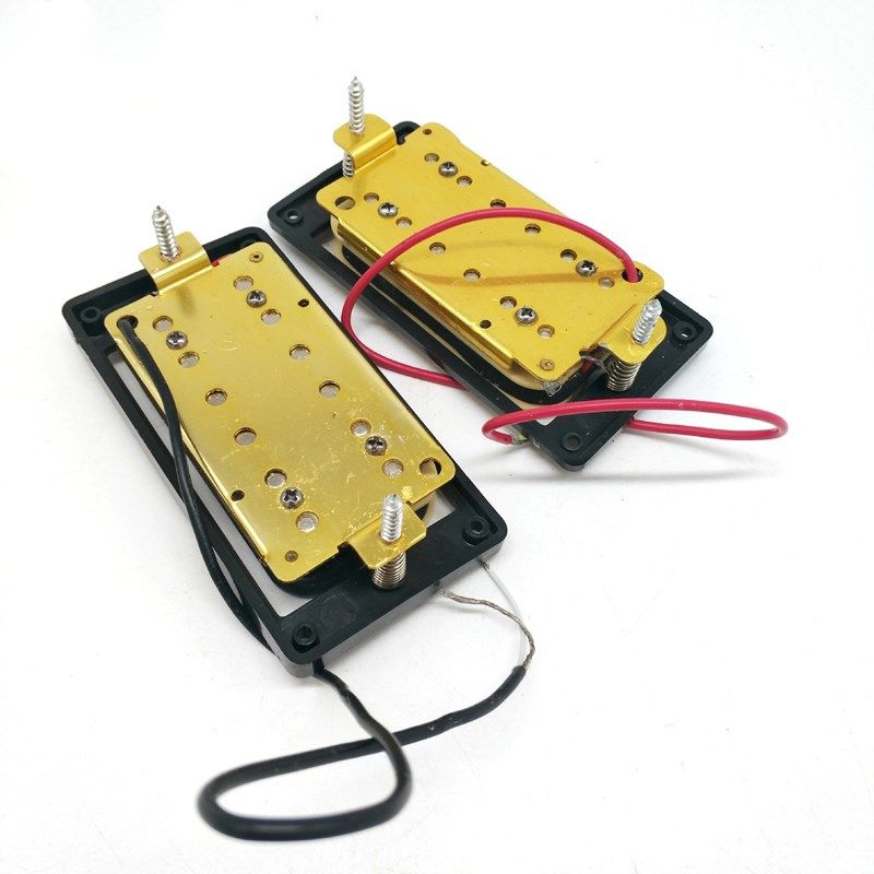 Zebra Double Coil Humbucker Electric Guitar Pickups Neck and