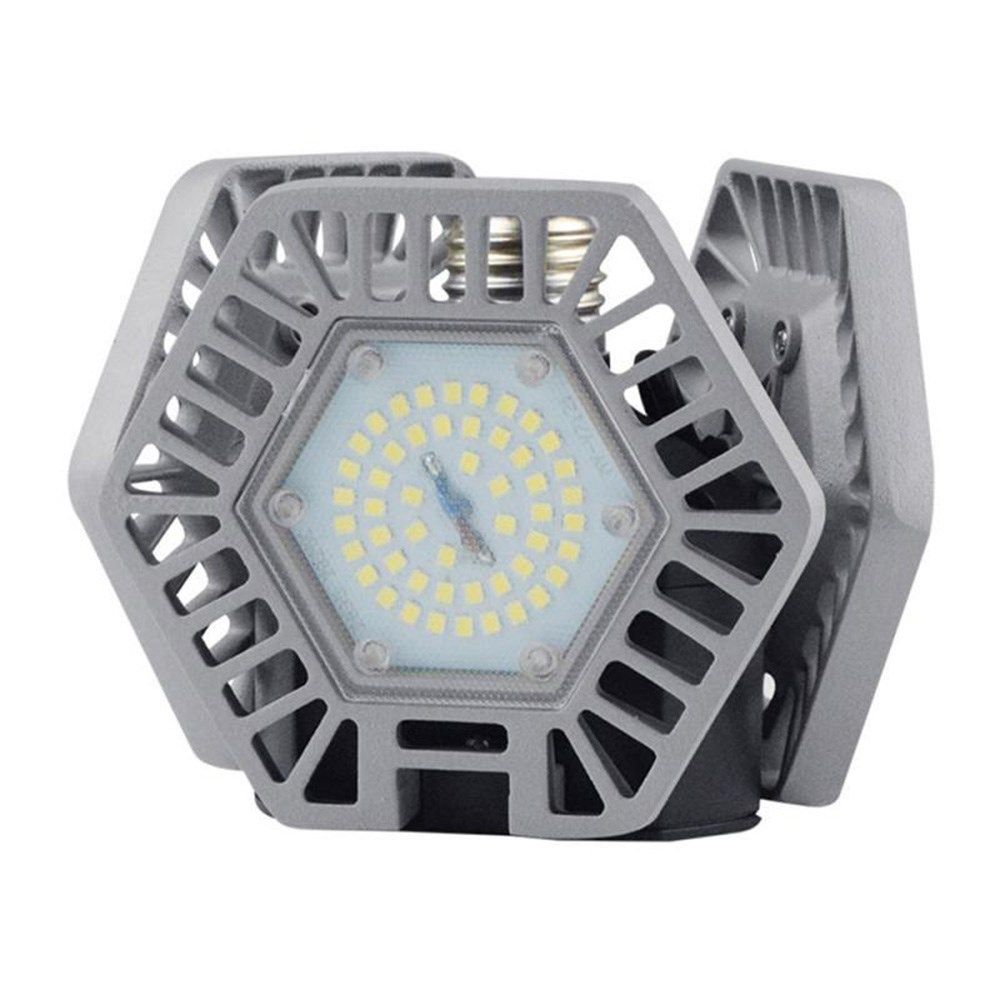 60W 6000lm LED Garage Light Deformation Folding Light E26 E2