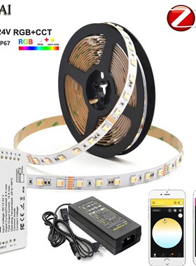 Zigbee 3.0 LED Light Strip 5M 12V/24V 5in1 RGBCCT 5050 Smart