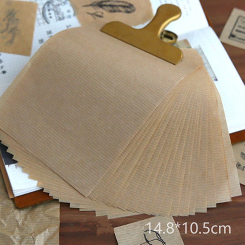 35Sheet/Bag Hand Account Material Onion Paper Retro Print T