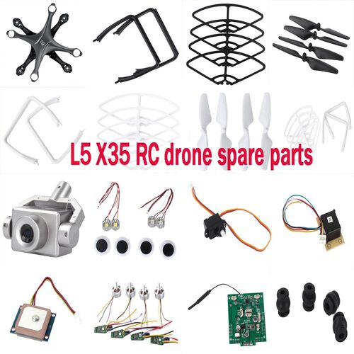 L5 X35 RC drone spare parts motor ESC shell propellers blad