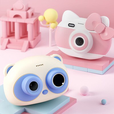 Portable Kid Panda Camera Elephant Camera Video Toy 40 Mill