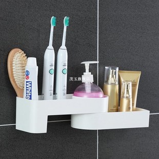 Rotating Wall Bathroom Shelf Corner Shelves Shampoo Holder K