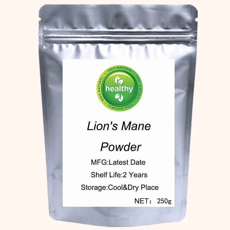 Lion's Mane Mushroom Powder Organic  Bulk  Pure Lion's Mane