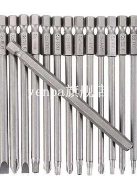 16Pcs 100mm Hex Shank Magnetic Hex Head Screwdriver Bits Ele