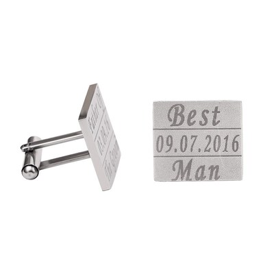 Custom French shirt cuff links for men and women, DIY latti