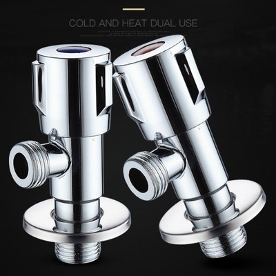 304 Stainless Steel Black Angle Valve Water General Three Wa