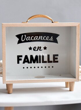 Wooden Props Bedroom Money Holder Kid Gift Sundries Organize