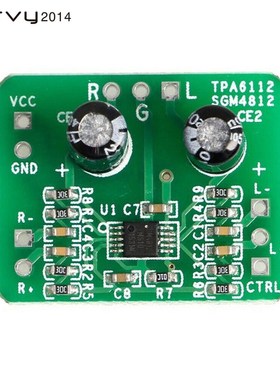 SGM4812 TPA6132 MAX97220 Headphone Amplifier Differential Ba