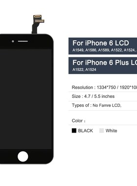 AAA Quality Lcd For IPhone6 6Plus 6S 6SPlus LCD Display Touc