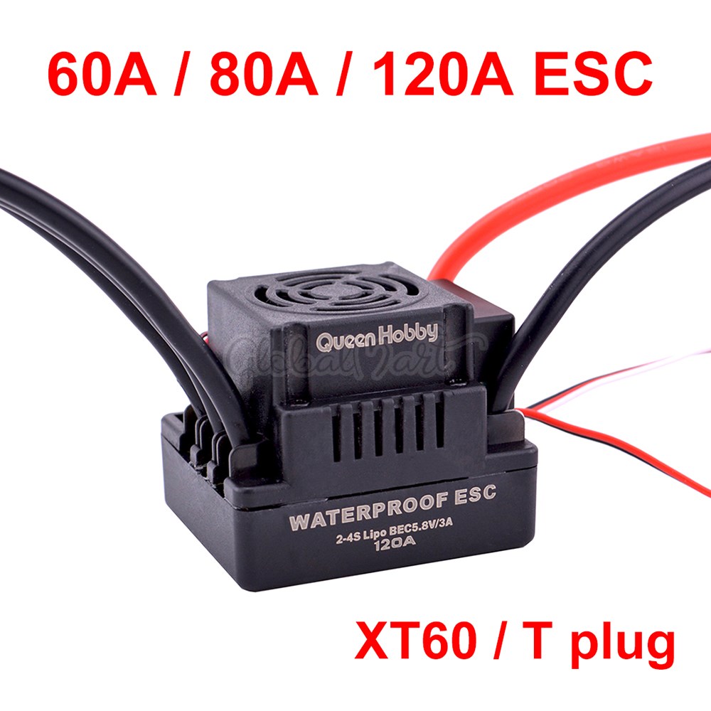 Upgrade Sensorless 60A 80A 120A S-80A S-120A Brushless ESC E