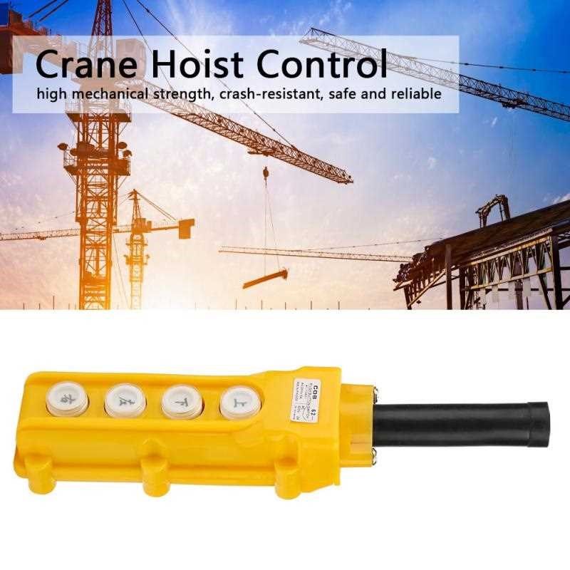 hoist switch controller waterproof crane chain hoist 4-chann