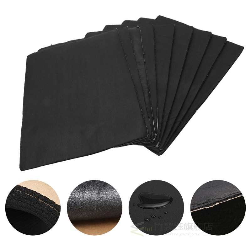 9 Sheets 40x30cm Heat Insulation Cotton Car Sound Proofing D