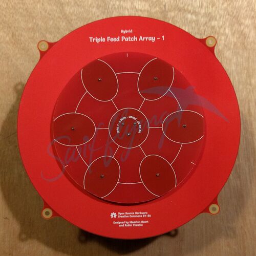 150mm Triple Feed Patch 5.8GHz 14dBi Pagoda Array FPV Antenn