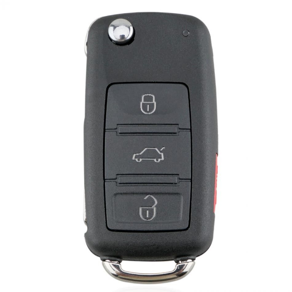 3 + 1 Buttons 315MHz ASK Flip Remote Key Fob with ID46 Chip