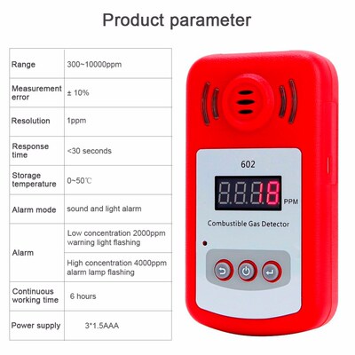 New Come Portable Mini Combustible Gas Detector yzer Gas Lea