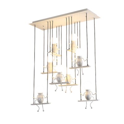 Nordic modern nimalist wrought iron chandelier personality c