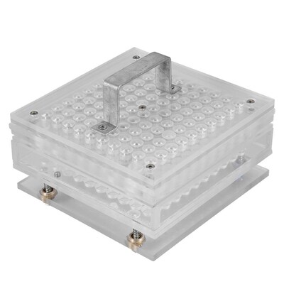 100 Holes Manual Capsule Filler Acrylic Filling Machine With
