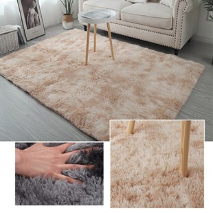 Carpet Fluffy-Rug Living-Room Bedroom Mat Rectangle-Shape Eu