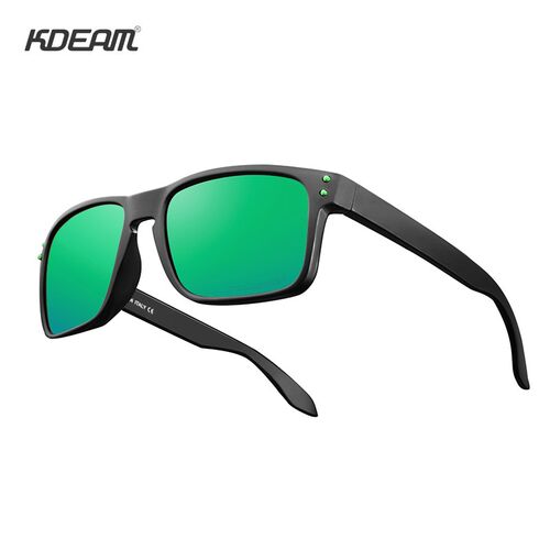 KDEAM New Sport Men Polarized Square Sun Glasses Outdoor Wo