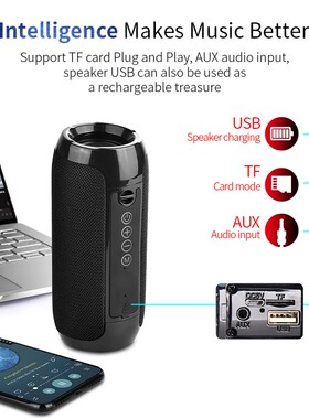 TG117 Bluetooth Speaker Waterproof Portable Wireless Column