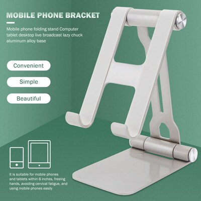1pc Desktop Live Streaming Rack Folding Cellphone Stand Tabl